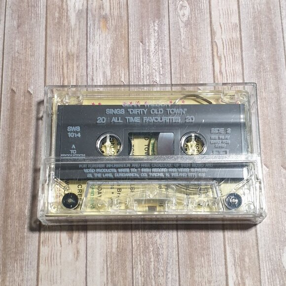 Sean Wilson 20 All Time Favourites Cassette Tape Dirty Old Town Sing A Long - Picture 2 of 3